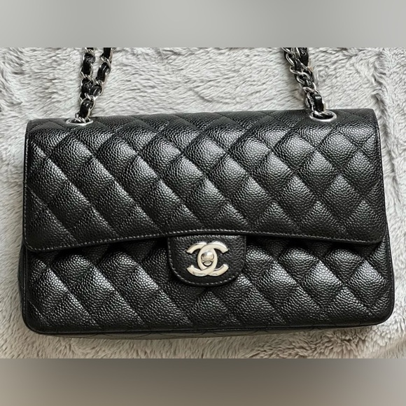 Chanel Timeless Classic Medium Double Flap Bag Caviar Leather, Mother’s Day Gift - Picture 2 of 14